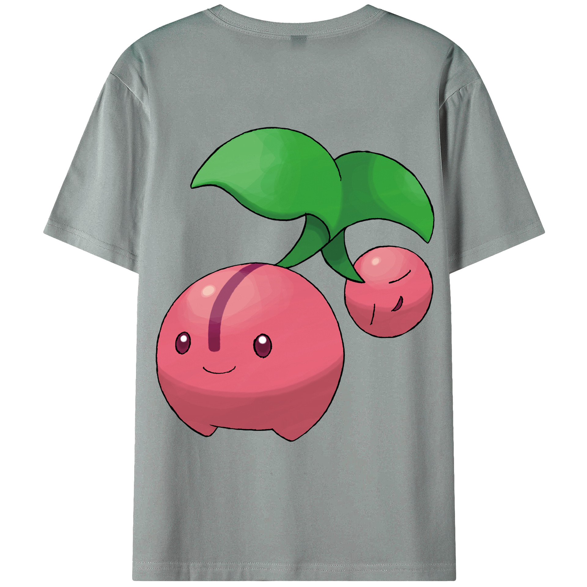 （画像用） ポケットモンスター Pokémon 綿100％ メンズ半袖Tシャツ（バックプリント） 通気性